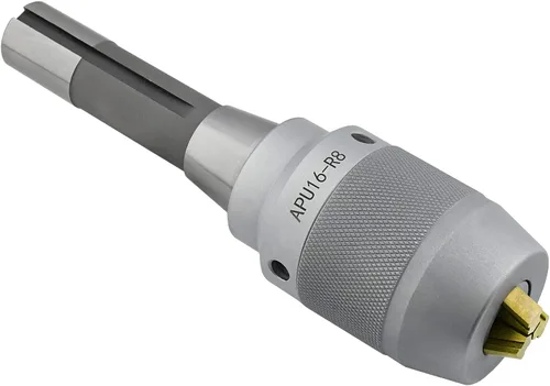 Vista 2 de Earl Diamond Super Heavy Duty APU16 1/32-5/8 pulgadas R8 Shank Precision Integrated Keyless Drill Chuck