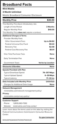 Vista 5 de Mint Mobile - Plan de telefonía con llamadas, SMS y datos ilimitados durante 3 meses (Tarjeta SIM 3 en 1)