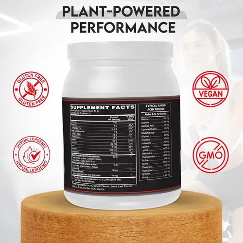Vista 2 de Proteína vegetal vegana (vainilla), DCA Nutrition
