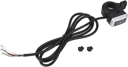 Vista 8 de Regulador de velocidad de dedo izquierdo/derecho de 36 V para E, ciclo eléctrico, montaña, apto para 0.886 in M365 Acelerador de pulgar 36v