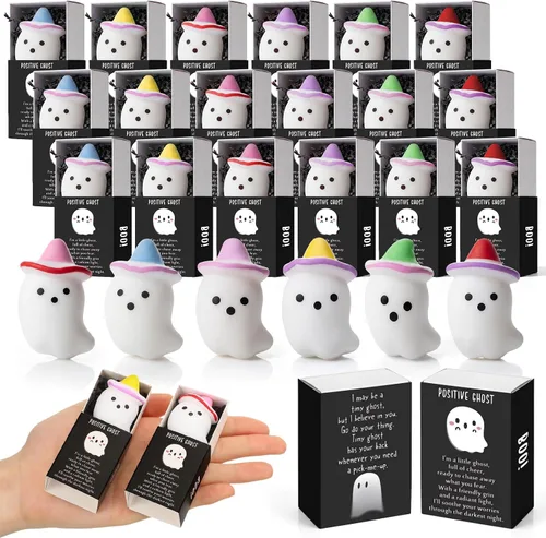 Vista 76 de 10 juegos de bolas de estrés cálidas de Halloween con cajas mezcladas 5 Beige