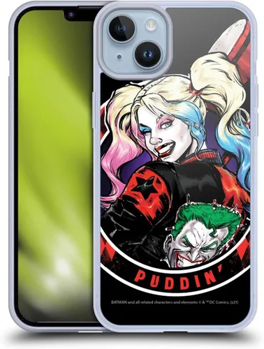 Vista 68 de Head Case Designs Funda de gel suave con licencia oficial de Batman DC Comics Bubblegum Harley Quinn Graphics compatible con Apple iPhone 7