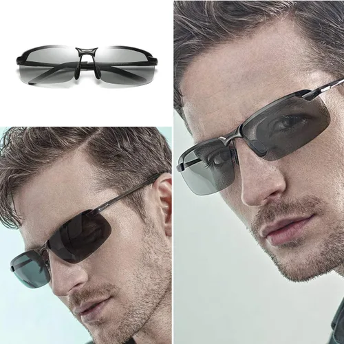 Vista 6 de YIMI Gafas de sol deportivas polarizadas fotocrómicas para hombre, ciclismo, pesca, conducción, protección UV, gafas antirreflejos