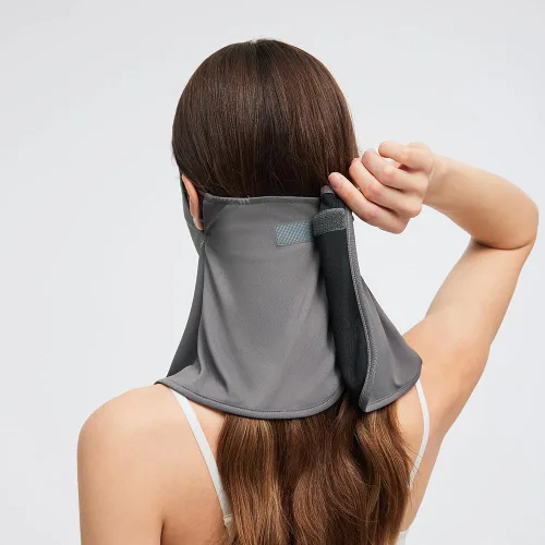 Vista 8 de SLF6M103T - Máscara de protección solar para el cuello, polaina para el cuello, bufanda, pasamontañas, pañuelos de tela con bucles para las orejas