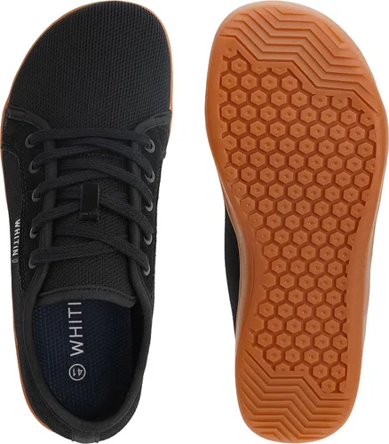 Vista 5 de WHITIN - Zapatos deportivos minimalistas para mujer de suela plana, tenis de moda de horma ancha, con sensación de ir descalza