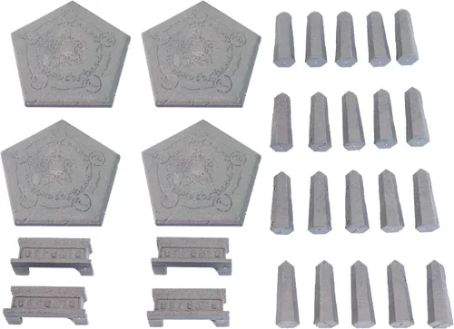 Vista 10 de Dirt Cheap Dungeons Palisades Kit TT RPG Terrain Building para Calabozos y Dragones, Pathfinder, Juegos de Guerra y mucho más