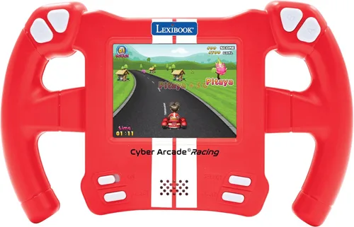 Vista 8 de Consola de juegos portátil compacta Cyber Arcade, 250 juegos, LCD, púrpura, JL2375PR