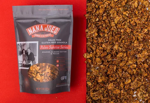 Vista 11 de Nana Joes Granola Serie Paleo Arándano, mantequilla de almendras y nuez Hecho a mano sin gluten, vegano, saludable, orgánico, a base de plantas
