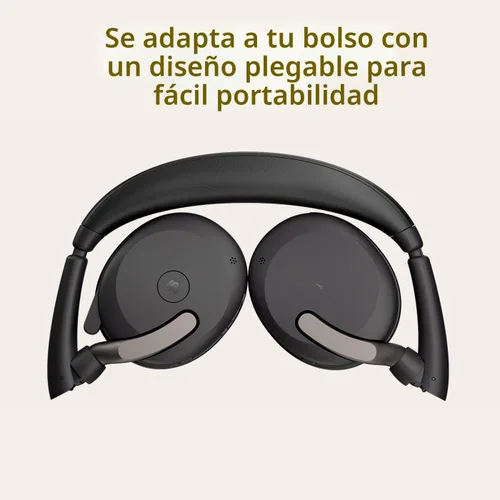 Vista 7 de Jabra Evolve2 65 Flex Auriculares Estéreo Inalámbricos - Bluetooth, Tecnología ClearVoice con Cancelación de Ruido y ANC Híbrido - Certificado