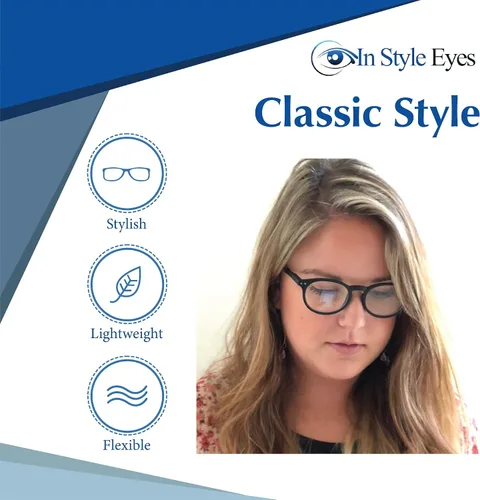 Vista 5 de In Style Eyes anteojos de lectura flexibles, super cómodos, livianos