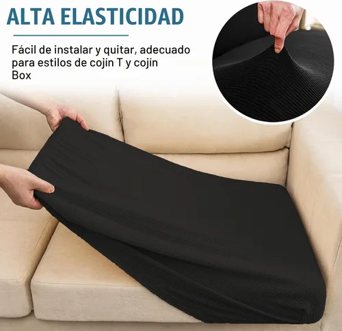 Vista 5 de SICHOWEL Fundas de Cojines de Sofá Repelentes al Agua de Tela Jacquard de Alta Elasticidad Protector de Muebles de Cojines de Silla para Sala
