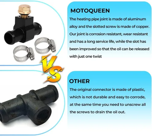 Vista 5 de MOTOQUEEN Reemplazo para 92500-AR000 y 92500-JK20A Conector de manguera jaspeado para Nissan Z33 350z Z34 370z Infiniti G35 G37 Puerto de purga