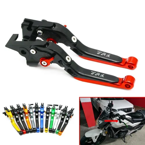 Vista 2 de Brake Clutch Lever for Be&Nelli Jinpeng 502 TRK502 TRK 502X 2018-2023 Motorcycle CNC Adjustable Extendable Handle Bar Folding Brake Clutch Levers