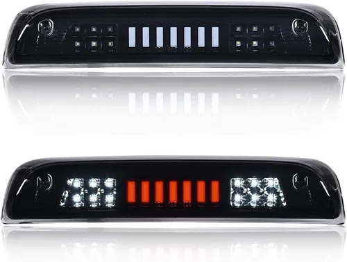 Vista 15 de PIT66 Barra LED de 3ª luz de freno, compatible con Chevy Colorado/Canyon X 2004-2012, luz de freno de montaje alto, luces traseras de carga, lente