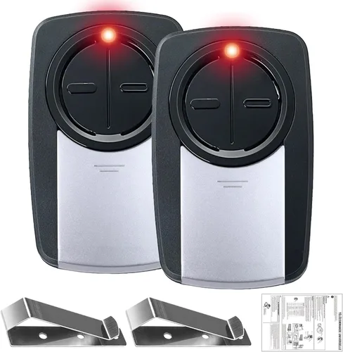 Vista 9 de KLIK5U-SS - Control remoto universal de 2 botones para abridor de puerta de garaje Chamberlain LiftMaster Craftsman, sin llave