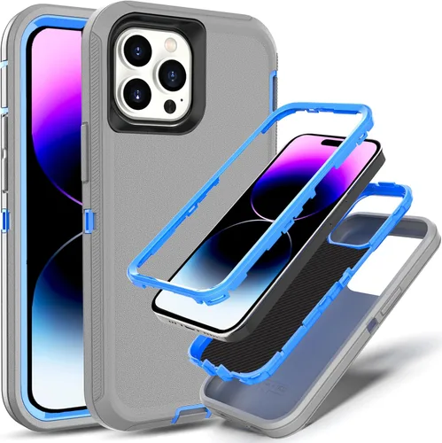 Vista 8 de Funda para iPhone 13 Pro Max y iPhone 14 Pro Max, [compatible con MagSafe] [prueba anticaídas de 10 pies] [2 protectores de pantalla de TPE]