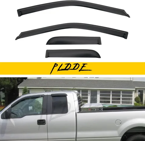 Vista 50 de Protectores de lluvia compatibles con modelos Trailblazer/GMC Envoy 2002-2009 para 5 pasajeros, visera de ventana lateral, deflector de viento