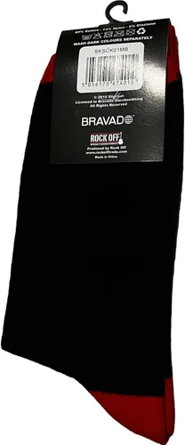 Vista 4 de Calcetines oficiales Slipknot negrorojo Negro