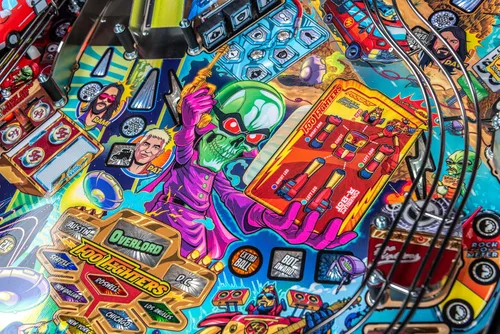 Vista 27 de Stern Pinball Foo Fighters con Insider Connected, Premium Edition Arcade Pinball Machine