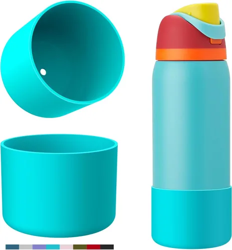 Vista 19 de Protector de Silicona para Botella de Agua Owala, 2 Piezas Fundas Protectoras Antideslizantes para Botellas de Agua FreeSip/Twist/Flip, Sin BPA