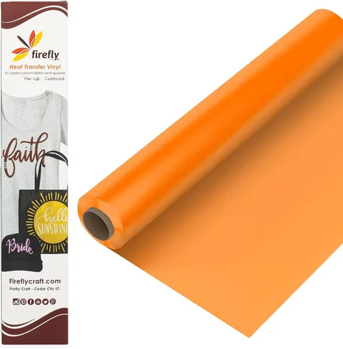 Vista 101 de Firefly Craft - Lámina de vinilo 3D de transferencia de calor, vinilo HTV grueso de 3 dimensiones, para planchar para usar con Cricut y Silhouette