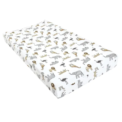 Vista 45 de Hudson Baby Funda unisex para cambiador de bebé, Animal Adventure, talla única