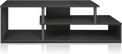Vista 5 de Furinno Econ - Soporte de televisor de baja altura, color negro