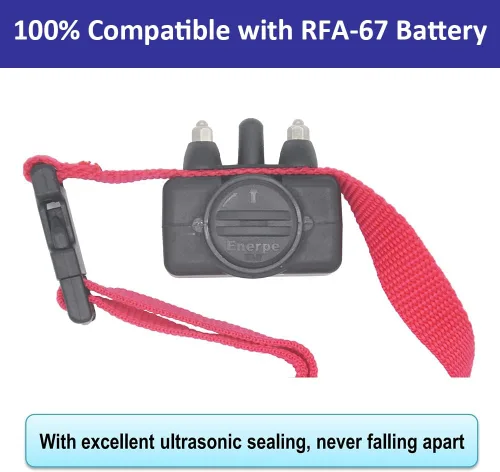 Vista 3 de RFA-67 RFA-67D-11 - Batería de repuesto de 6 V de larga duración y alta capacidad, compatible con collares electrónicos PetSafe, paquete de 4