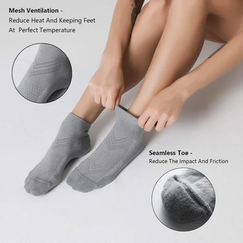 Vista 4 de CS CELERSPORT 6 pares de calcetines deportivos para correr para mujer