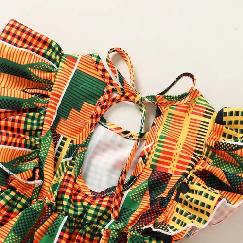 Vista 7 de YOUNGER TREE - Conjunto de ropa para bebé, diseño africano Dashiki Ankara