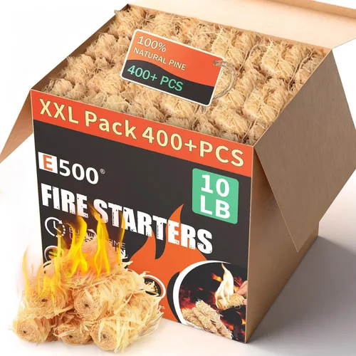 Vista 13 de E500 Arrancador de fuego, cuadrados para barbacoa, fogata, chimenea, estufa de leña, chimenea, hoguera, parrilla, 32 cubos para uso en interiores