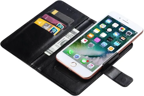 Vista 4 de Carcasa De Cuero Para BLU G45 Funda Protectora, Funda De Soporte De Pistola, Funda De Teléfono Billetera Con [Ranuras Para Efectivo Y Tarjetas]