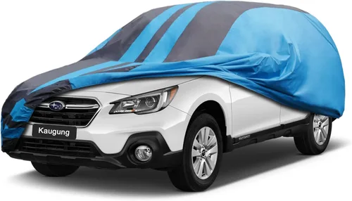 Vista 33 de Kaugung Funda impermeable para automóvil BMW Serie 3 (1999-2025), cubierta exterior completa para automóviles, ligera, resistente al sol, UV