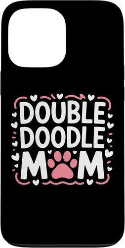 Vista 24 de Double Doodle Mom Doodle Dog Parent Family Canine Enthusiast Case for iPhone 16