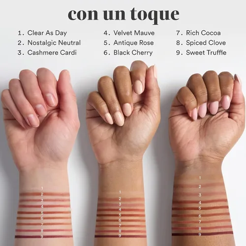 Vista 5 de Julep With a Trace Delineador de Labios Retráctil Cremoso de Larga Duración, Rosa Antigua