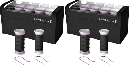 Vista 9 de Remington Rodillos calientes compactos de cerámica de doble voltaje para cabello largo y corto, moldeadores de cabello, rizadores de pelo, 1-1 ¼