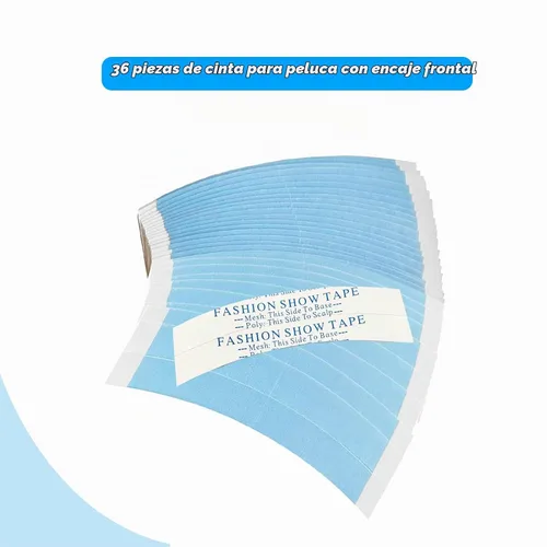 Vista 7 de Goiple 40 piezas de cinta para pelucas, adhesivo impermeable de doble cara para pelucas de encaje, tiras de cinta para peluca frontal de encaje