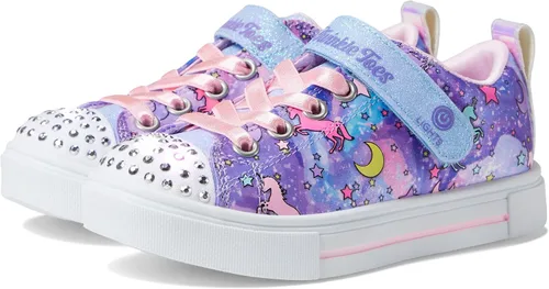Vista 4 de Skechers Unisex-Child Twinkle Sparks-Unicorn Drea Sneaker