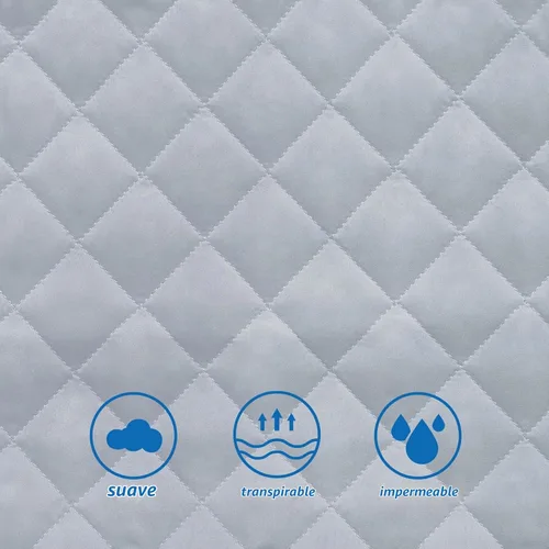 Vista 3 de Funda de colchón de moisés para colchón de reloj de arena/moisés ovalado, protector de colchón impermeable acolchado para moisés (32 x 17 pulgadas)
