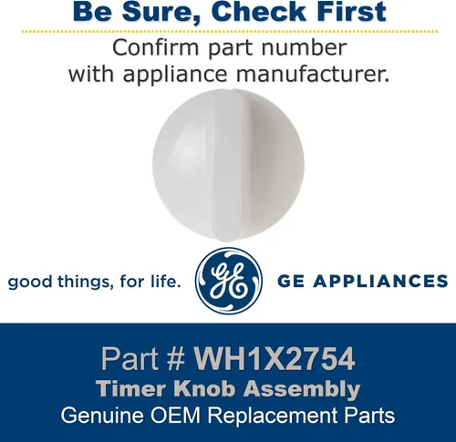 Vista 2 de GE Appliances WH1X2754 - Conjunto de perilla de temporizador