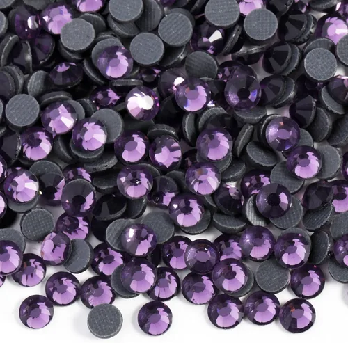 Vista 19 de 6000 diamantes de imitación termoadhesivos a granel, diamantes de imitación azules para ropa de manualidades, cristales termoadhesivos para Zafiro