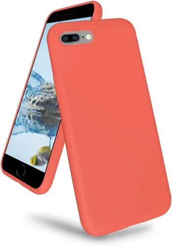Vista 15 de Funda compatible con iPhone 8 Plus/7 Plus (5.5 pulgadas), [protección contra caídas] [arañazos] de silicona líquida a prueba de golpes, antihuellas