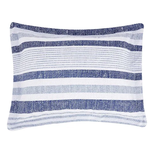 Vista 3 de Amazon Basics - Juegos de edredón tamaño Twin/Twin XL, ropa de cama reversible de microfibra ultra suave y ligera de 2 piezas, azul denim/rayas