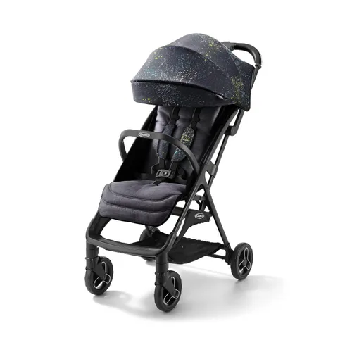 Vista 12 de Graco® Ready2Jet - Cochecito compacto de viaje con plegado automático Geo Pop