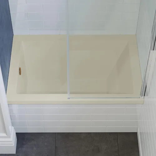 Vista 11 de Swiss Madison Voltaire - Tina de baño de alcoba de 48" x 32" con desagüe a la izquierda en bisque Bisque Brillante