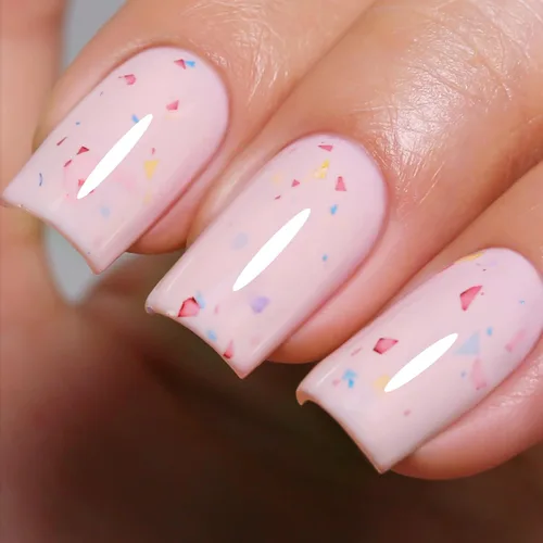Vista 32 de Esmalte de Uñas en Gel con Purpurina, Esmalte de Uñas en Gel con Purpurina Rojo Sangre Brillante con Destellos, Esmalte de Uñas en Gel con Purpurina