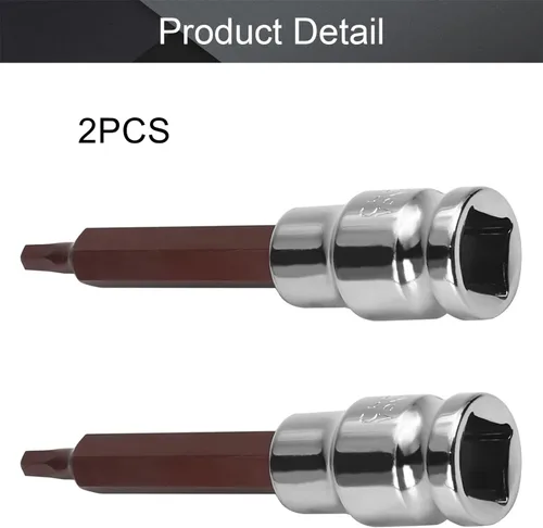 Vista 44 de Utoolmart 1/2" Drive x 0.551 in largo Hex Bit Socket, métrico, S2 y Cr-V acero 1pcs