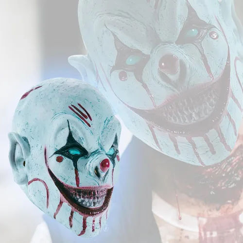 Vista 5 de Máscara de payaso de terror para Halloween