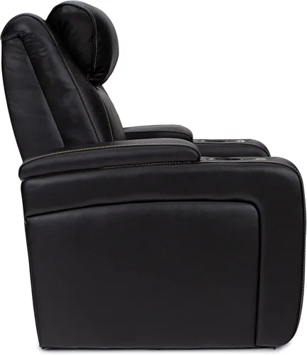 Vista 6 de Seatcraft Paladin - Asiento de cine en casa, sillón reclinable individual Negro