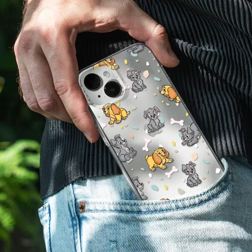 Vista 8 de ERT GROUP Funda para Apple iPhone 14 Plus, original y oficial, diseño de Disney Lady and The Tramp 002 adaptado de manera óptima a